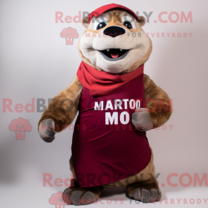 Maroon Marmot maskot...