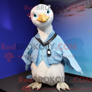 Sky Blue Albatross maskot...