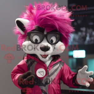 Magenta Skunk mascot...