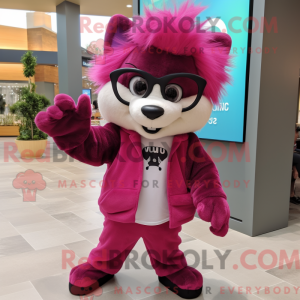 Postava maskota Magenta...