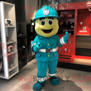 Turquoise Fire Fighter...