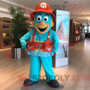 Turquoise Fire Fighter...