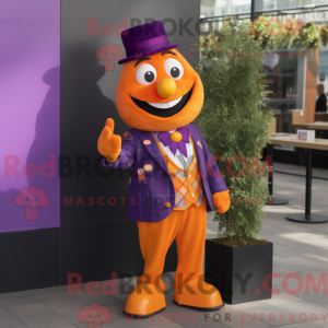 Purple Orange mascot...