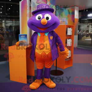 Purple Orange mascot...