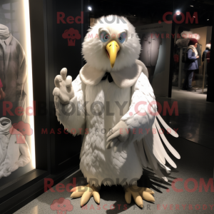 White Harpy mascot costume...