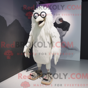 White Harpy mascot costume...