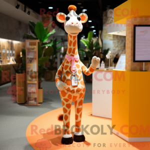 Figura de máscara de girafa...