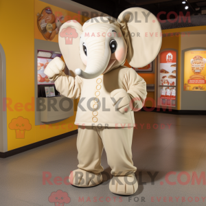 Máscara de Elefante Creme...