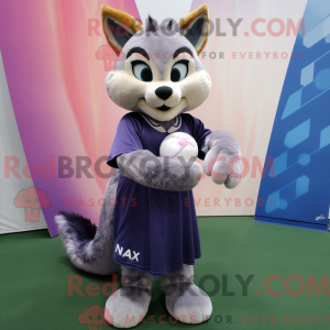 Lynx mascot costume...