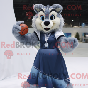 Lynx mascot costume...
