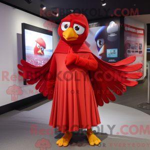 Red Canary maskotdraktfigur...