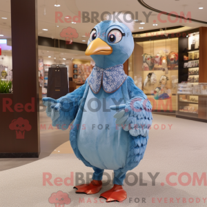 Sky Blue Pheasant mascot...