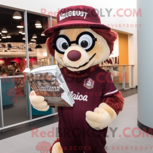 Maroon Shepard S Pie mascot...
