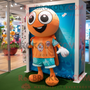 Peach Soccer Goal maskot...