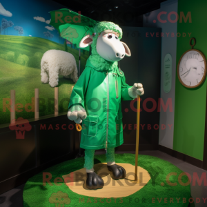 Grønne får maskot kostume...