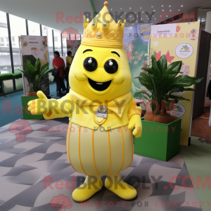 Lemon Yellow Queen mascot...