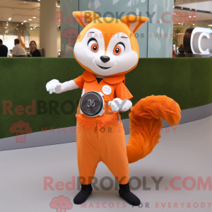 Orange Weasel mascot...