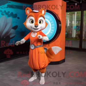 Orange Weasel mascot...