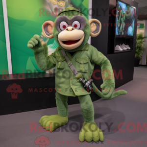 Figura de máscara de macaco...