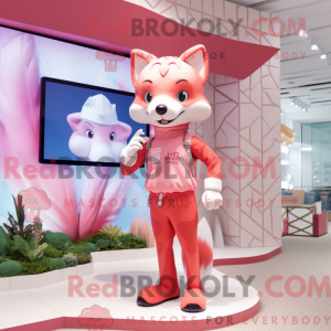 Figura de máscara de raposa...