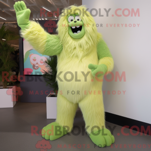 Limegrønn...