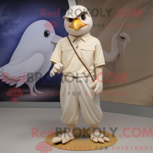 Costume mascotte de colombe...