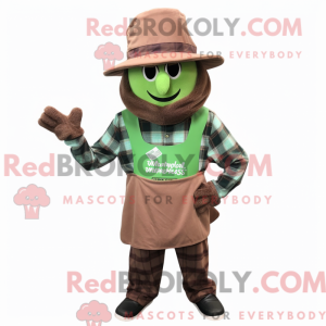Green Chocolate Bar mascot...
