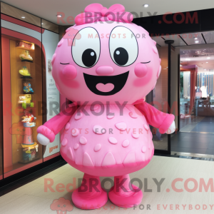 Pink Dim Sum maskot kostume...