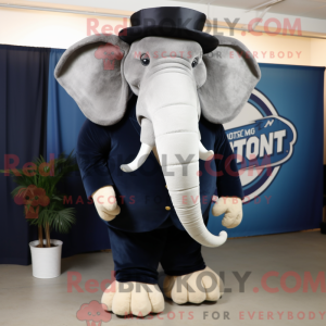 Navy Mammoth maskot kostume...