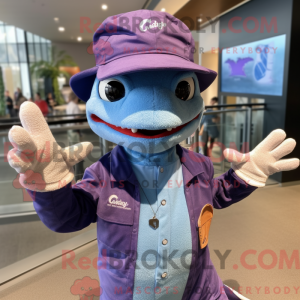 Mascotte de Geckos violets...