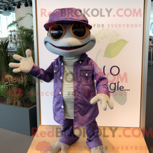 Disfraz de mascota Purple...