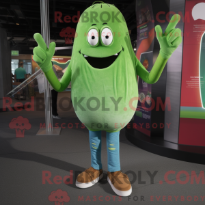 Grønn biff máscara kostyme...