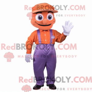 Lavender Orange Maskottchen...
