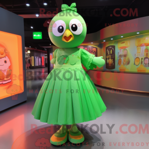 Green Mandarin mascot...