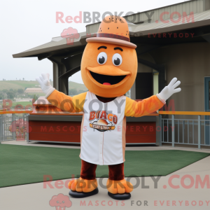 Orange Bbq Ribs mascot...