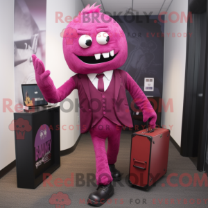 Magenta Undead máscara...