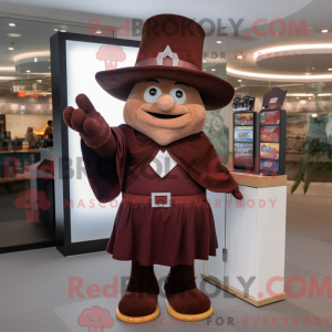 Brown Magician mascot...