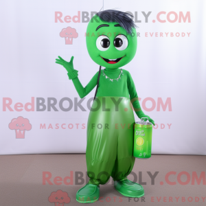 Green Soda Can mascot...
