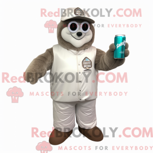 Cream Soda Can maskot...