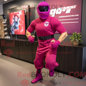Magenta Gi Joe mascot...