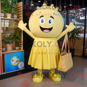 Yellow Pho mascot costume...