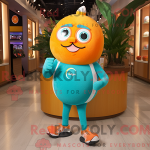 Turkis Grapefrugt maskot...