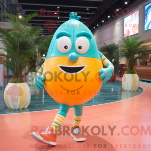 Turkis Grapefrugt maskot...