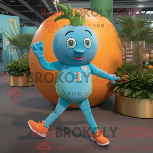 Turkis Grapefrugt maskot...