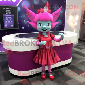 Magenta Tooth Fairy máscara...