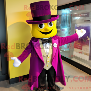 Magenta Lemon Maskottchen...