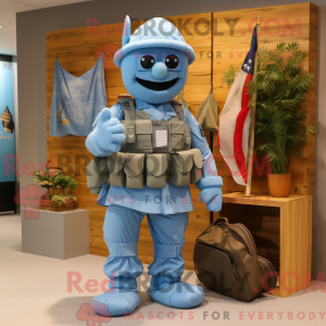 Sky Blue American Soldier...