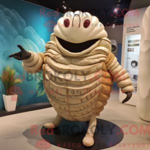 Cream Trilobite mascot...