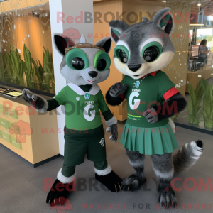Figura de máscara de Civet...