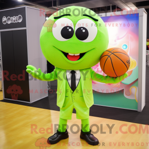 Lime Green Basketball Ball...